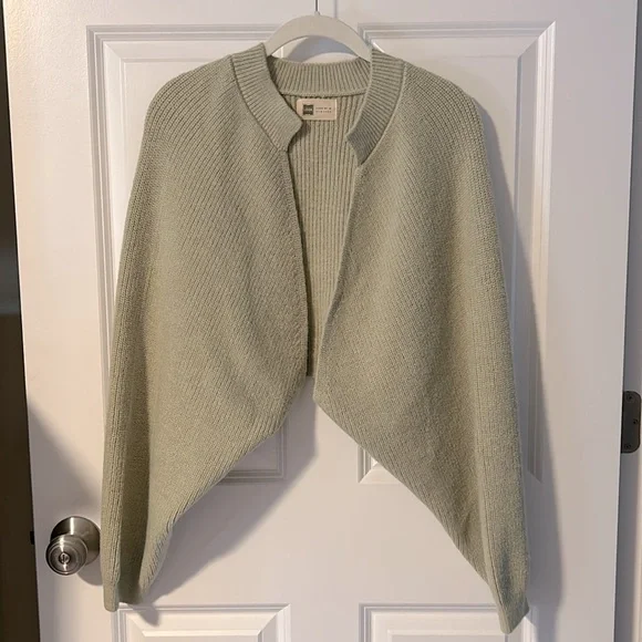 LOOK BY M Bolero Knit Cardigan Sage - Picture 2 of 4